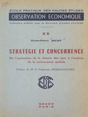 cover image of Stratégie et concurrence